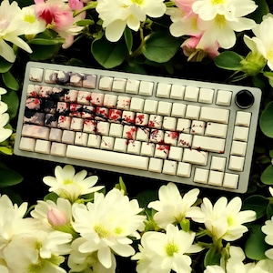 Cherry Blossom Keycap Set: PBT Dye-Sub - 131 Keys