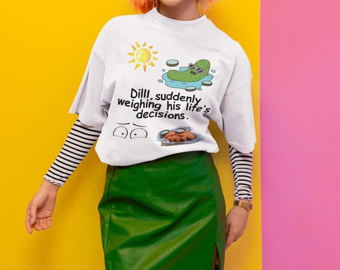 Featured listing image: Funny Decision-Making T-Shirt: Humorous Unisex Softstyle Tee