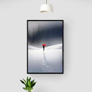 Illustration Art | Nature Poster | Poster Design | Snow Poster | Imaginative Poster | Artwork | Art | Poster Art | Illustration poster