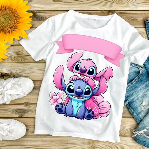 Lilo and Stitch Watercolor Clipart, Lilo & Stitch Clipart, Cute