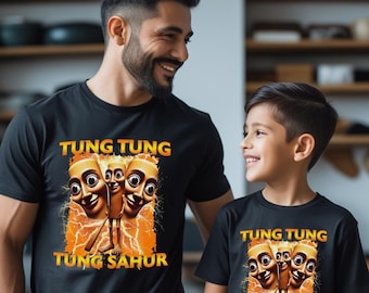 Tung Tung Tung Sahur Funny Baseball Bat Meme T-shirt, Italian Brainrot Shirt, Dank Memes Tshirt, Unhinged Clothes, Weird Tee, Oddly Specific