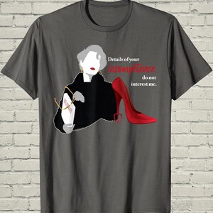 Devil Wears Prada Shirt, Snarky Miranda Priestly Tee, Birthday Gift For Boss, Sarcastic 2000s Film Top, Y2K Fashion Lover Apparel image 4