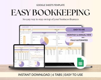Spreadsheet boekhouding kleine bedrijven Google Spreadsheets Boekhoudsjabloon Inkomsten en uitgaven bijhouden Winst en verlies Verkooptracker Belastingplanner
