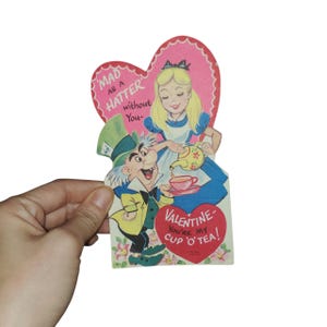 Rare Vintage Alice in wonderland valentine