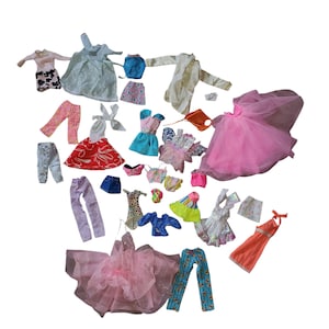 Vintage Barbie doll clothing lot