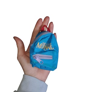 Rare Vintage Disney The little mermaid backpack keychain