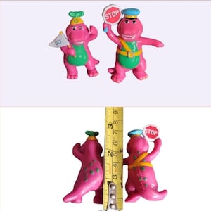 Lot of 2 vintage Barney figures
