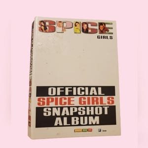 Vintage Spice Girls photo album with photos