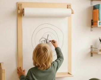 Tablero de arte de madera para pared para niños
