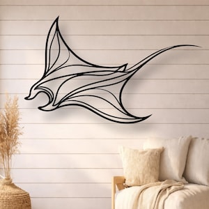 Mantarog lasergesneden bestand | Ocean Wall Art SVG (digitale download)