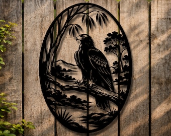 Wedge-tailed Eagle Laser Cut File, Australian Wildlife Wall Art, svg (dxf, pdf, png)