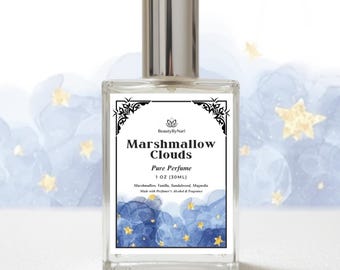 Boardwalk Marshmallow Clouds inspired Perfume & Whipped Body Butter. Vanilla whipped cream, Marshmallow, Meringue, Magnolia, Sandalwood