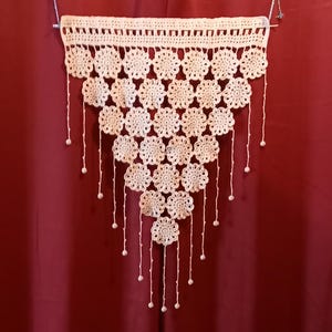 Crochet curtain