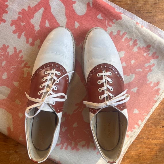 1940s Spalding Brown Saddle Shoes - image 8