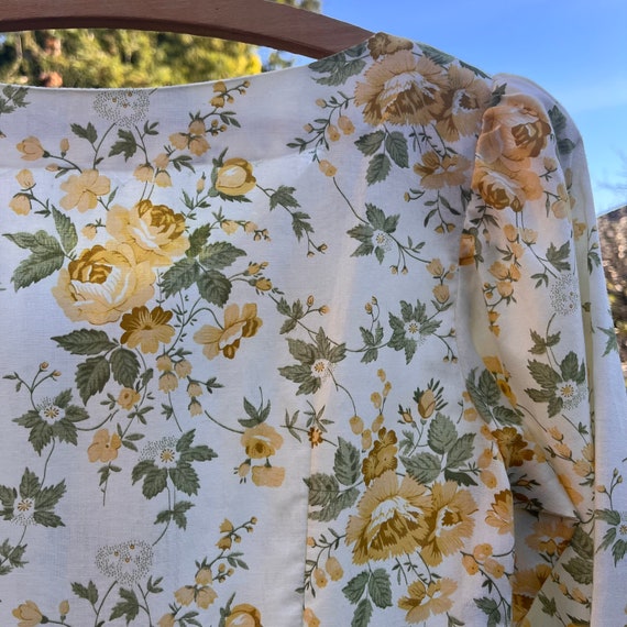 90s Handmade Laura Ashley Inspired Floral Dress - image 4