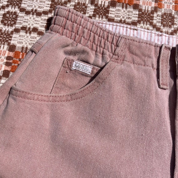 90s Pink Lee Denim Mom Shorts - image 2