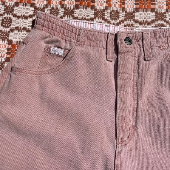 90s Pink Lee Denim Mom Shorts - image 3