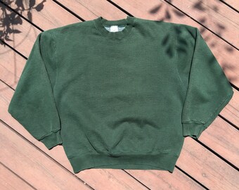 green vintage sweater