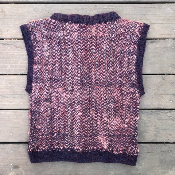 Vintage Handmade Angora/Mohair Sweatervest - image 3