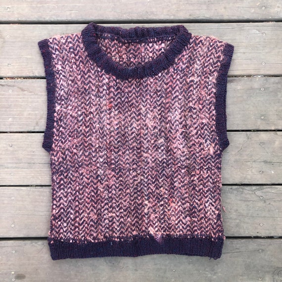 Vintage Handmade Angora/Mohair Sweatervest - image 1