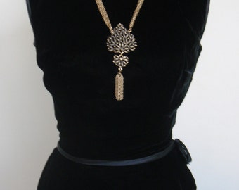 Vintage Suzy Perette Black Velvet Sheath Dress