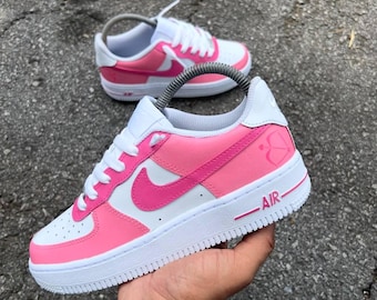 pink airbrush air force 1