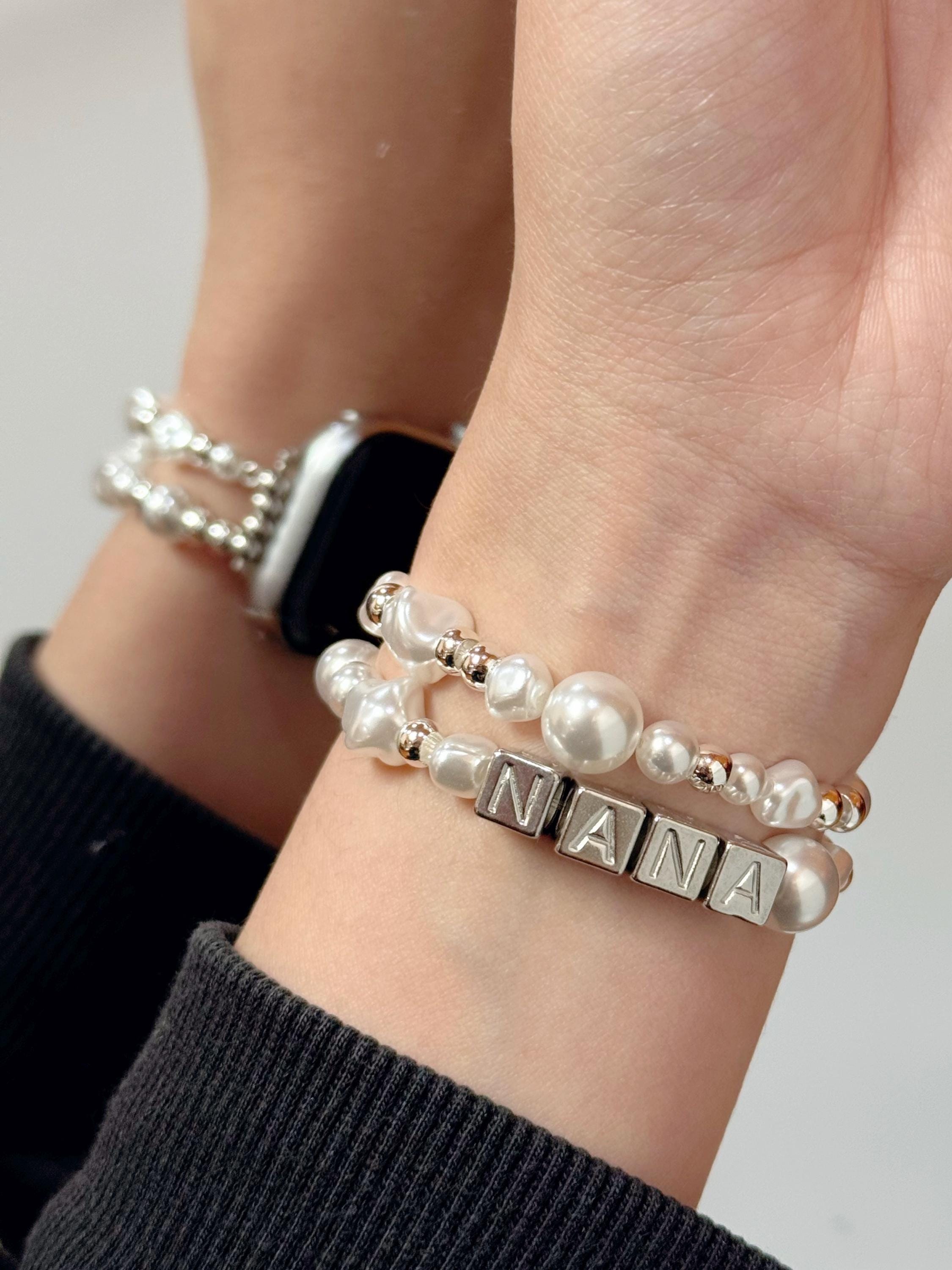 Pearl Bracelet Watch - Etsy