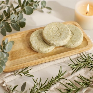 Rosemary Shampoo Bar for Oily Hair: Handmade Natural Zero Waste