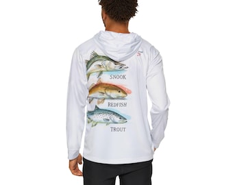 Snook Redfish Trout Fishing Hoodie – UPF 50+ Sun Protection
