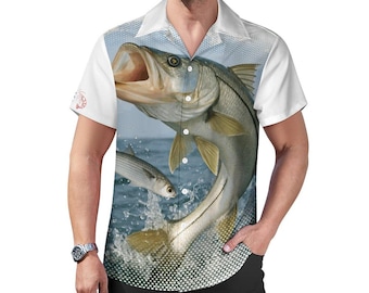 Snook Life® - Short Sleeve Cuban Collar Shirt