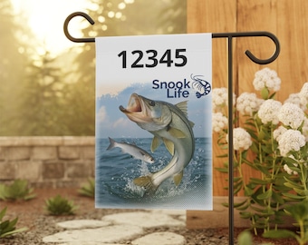Snook Life Snook Fish Illustration Garden Flag | House Banner