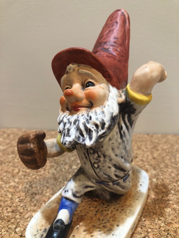 Co boy Pat the Pitcher Gnome Goebel Figurine 1977 Etsy