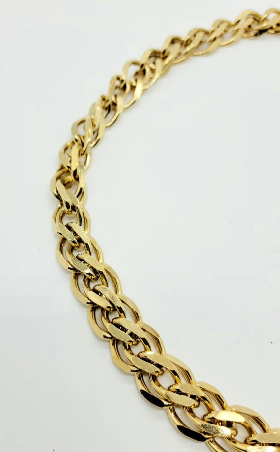 Givenchy Signed Chunky Curb Chain Necklace - image 3