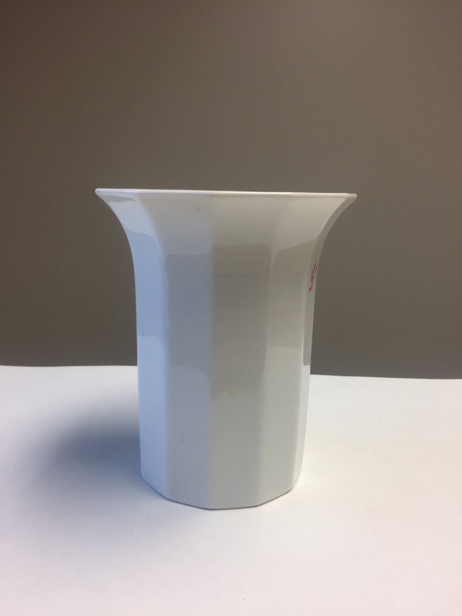 Rosenthal Studio Linie Polygon Vase White Porcelain Made in Etsy