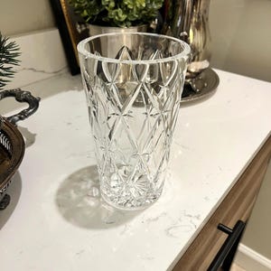 Crystal Vase Tiffanys - Etsy