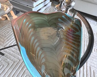 MURANO GLASS BOWL Mid-Century Modern Design Italian Craftsmanship