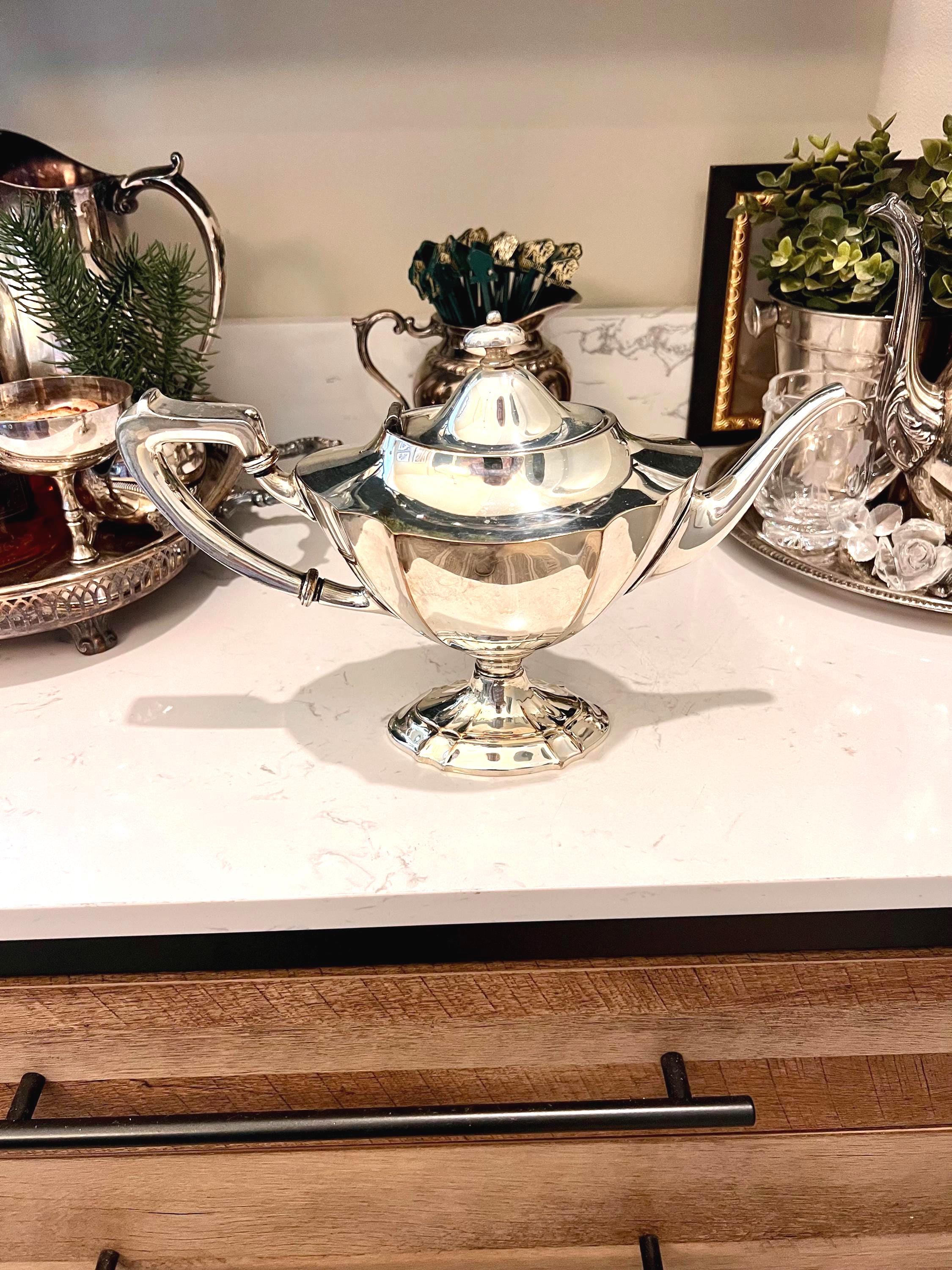 Meriden Tea Pot - Etsy