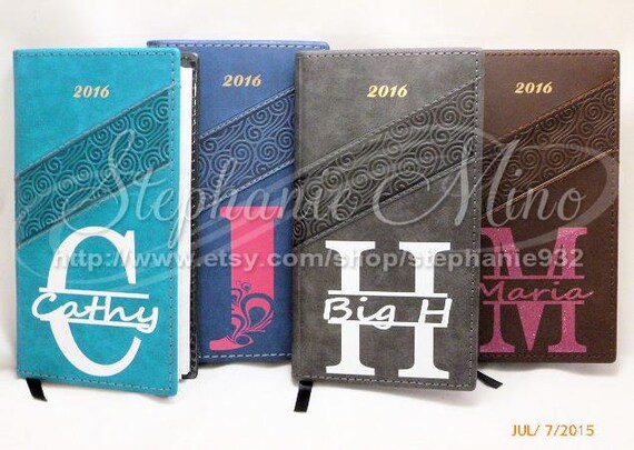 2020 monthly personalized pocket calendar slanted style personalized pocket calendar