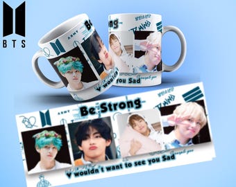 Bangtan Mug -  BTS mug featuring your Bias -  Gift for BTS Fan - BTS Coffee mug -