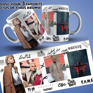 Chris Brown Tasse - (12 Unzen) - Chris Brown Fan Geschenk - Custom Chris Brown