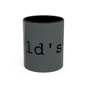 Accent Coffee Mug - World&#39;s Best Gift for Coffee Lovers, Funny Cup, Unique Kitchen Decor, Personalizable Coffee Mug, Birthday Gift