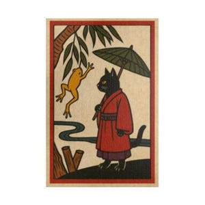 Japanese Traditional Card &#39;Hanafuda&#39; Parody Puzzle - Playful Puzzle with a Twist of Japanese Element, 110, 252, 520, 1014-piece Options, Fun