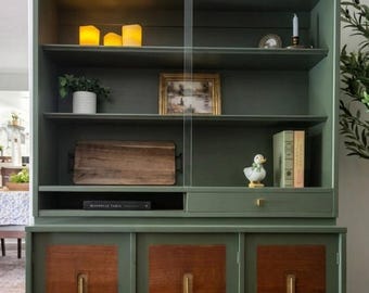 SOLD !! MCM Sage Green Hutch *** Do Not Buy Read below