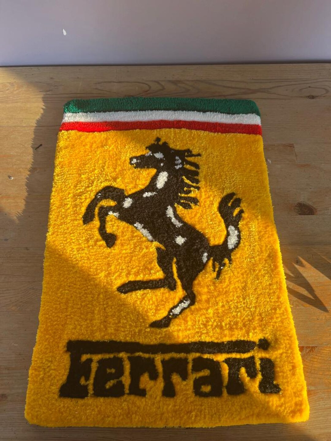 Ferrari Handmade Tuftad Rug, Room Decor - Etsy