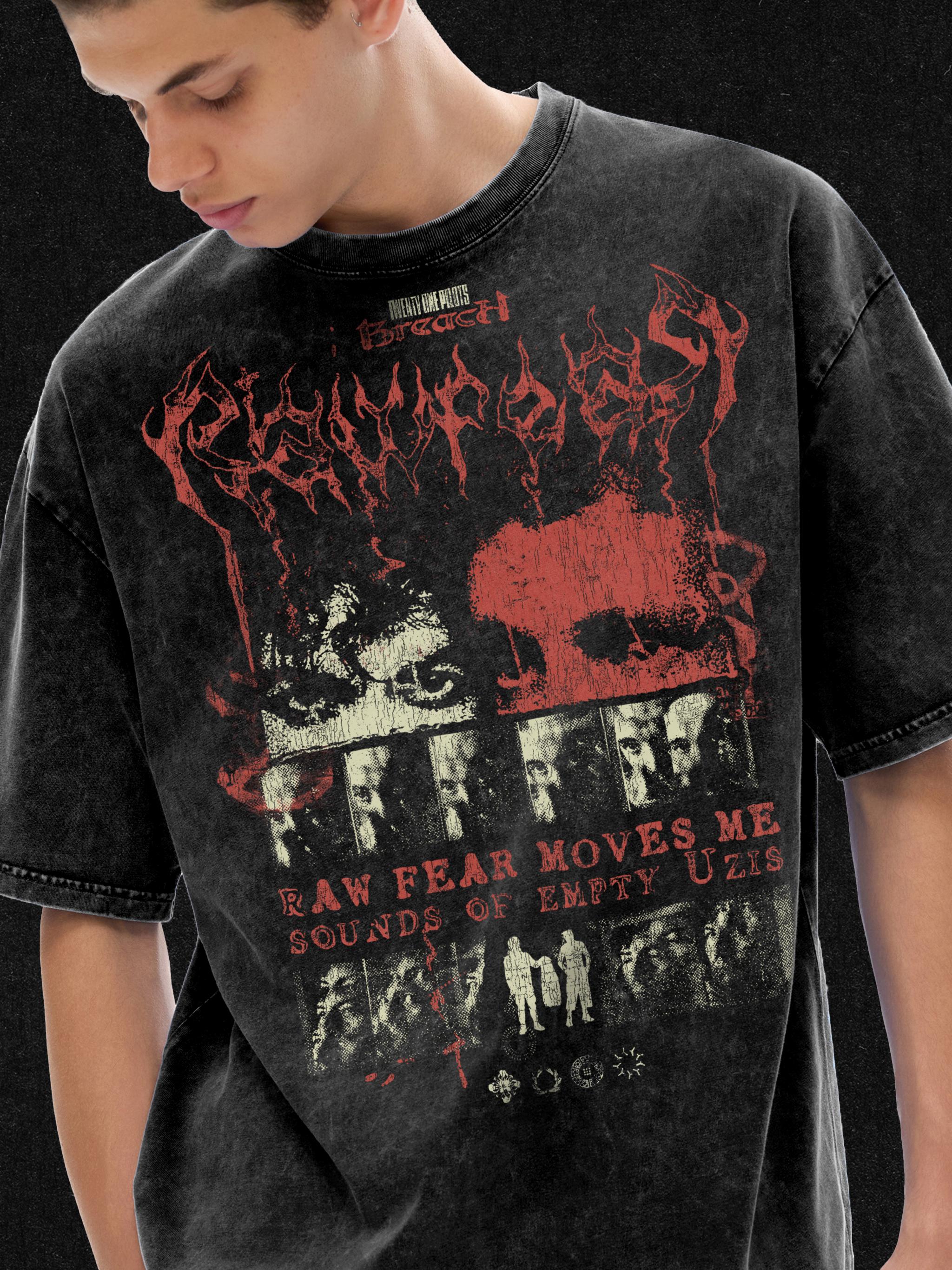 Twenty One Pilots - Breach - RAWFEAR Inspired - Acid Wash Oversize