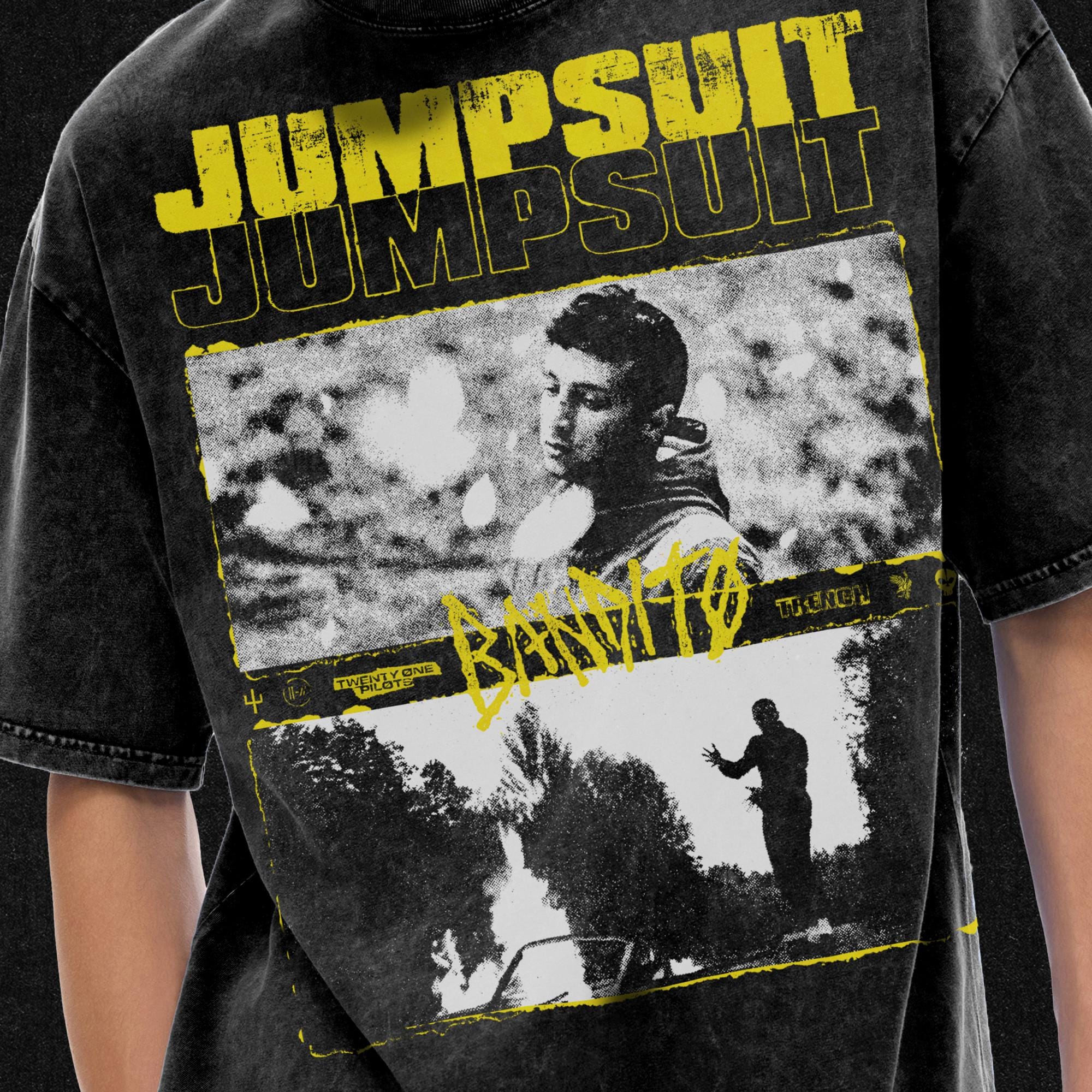Twenty One Pilots - Trench - Jumpsuit Inspired - Acid Wash