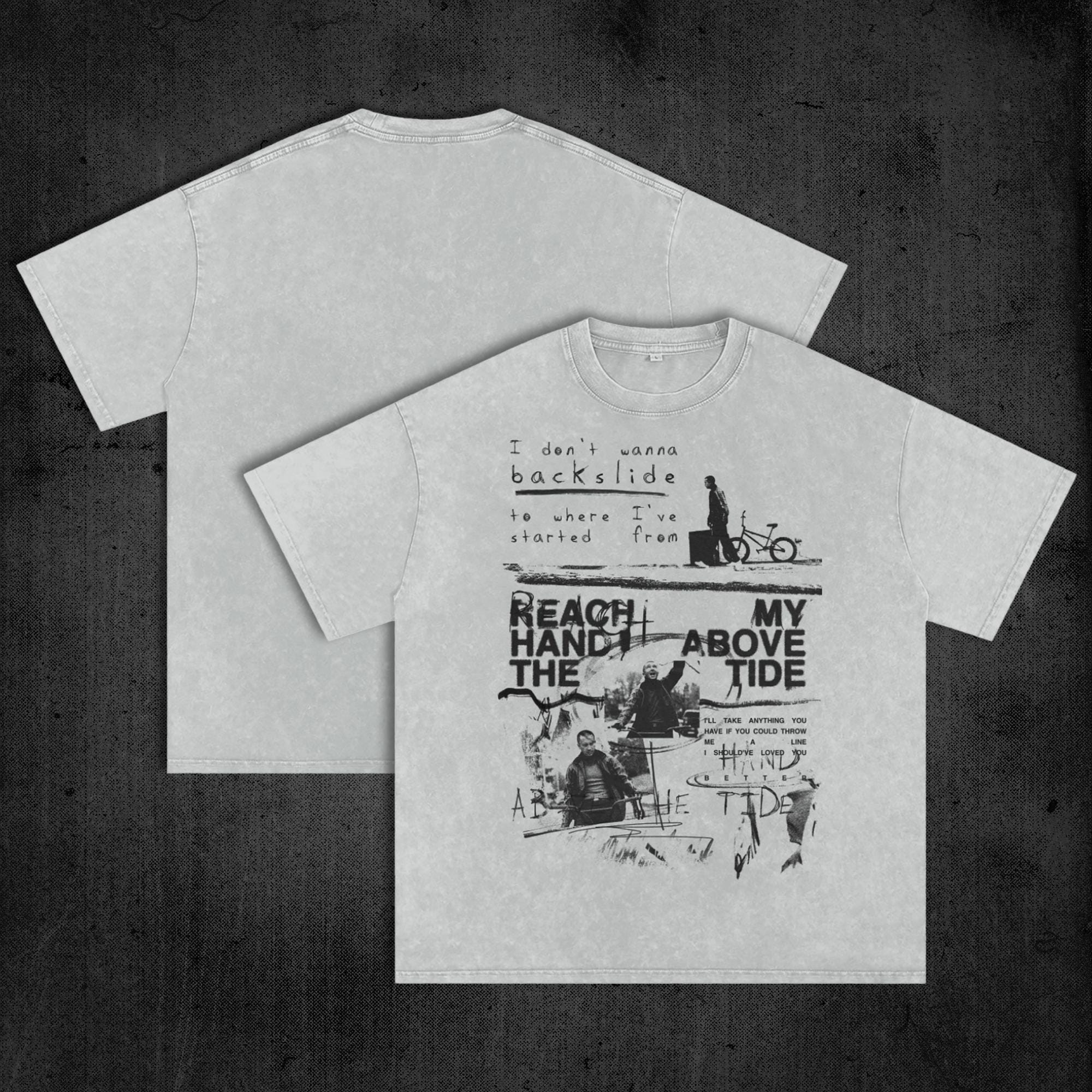 Twenty One Pilots - Backslide Inspired - Acid Wash Oversize T