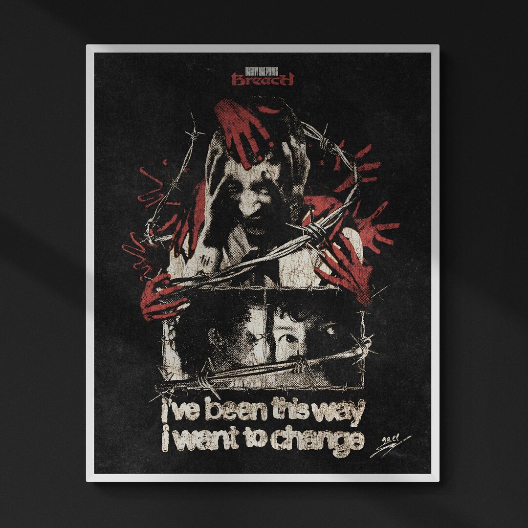Twenty One Pilots - Breach - Drum Show Inspired - Wall Art, Trendy
