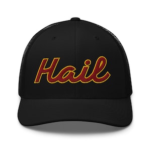 HAIL Washington Football Cap, Burgundy / Gold bestickte Cap, Take Kommando, Männer Frauen Cap Geschenke für Ihn Ihr HTTC Spieltag Fan Zahnrad, NFC East