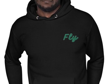 Felpa con cappuccio ricamata Philadelphia Eagles - Fly Eagles Fly